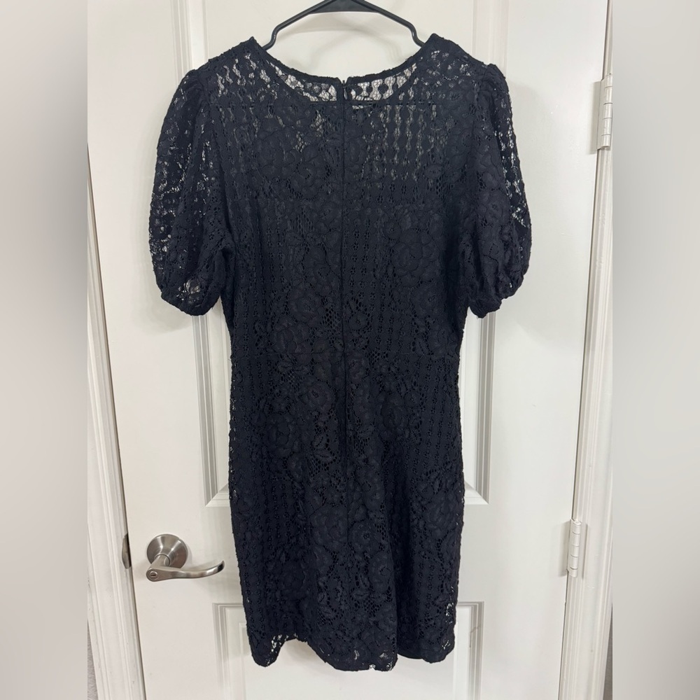 Lulu's Black Lace Midi Dress - Picture 3 of 6